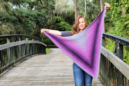 Summer Sunset Shawl