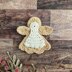 Mini Set Sugar Cookie Ornaments ANGEL TREE STAR