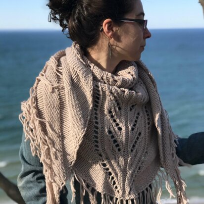Oyster Bay Shawl - knitting pattern