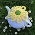 Chamomile daisy tea cozy pattern Rustic kitchen decor