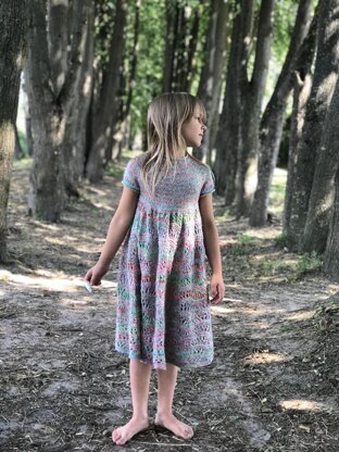 Wave Dress For Little Miss