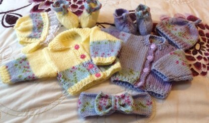 Baby Knitting 14 inch Set