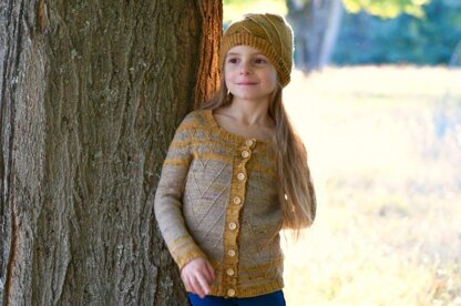 After fall cardigan (child version)