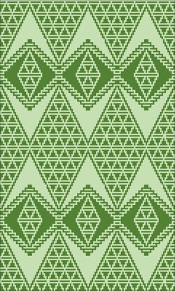 Engaging Mosaic Crochet Afghan