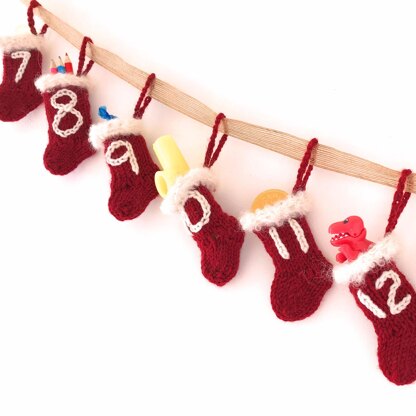 Mini Christmas stocking ornament