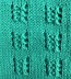 Raglan Cardigan with Eyelet Motifs