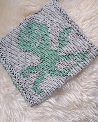 Octopus dish cloth