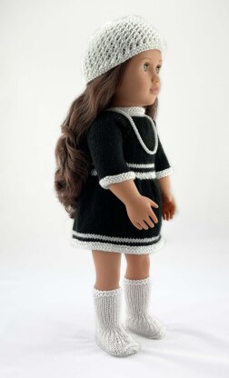 Dolls clothes knitting pattern to fit 46cm (18 inch) dolls - 19106