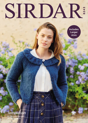 Cardigan in Sirdar Temptation - 8243 - Downloadable PDF