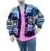 Eye Spy Crop Cardigan [XL - 3XL)