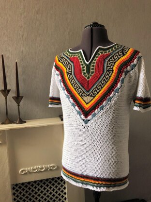 Dashiki V Neck