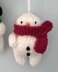 Knit Snowman Christmas Ornaments Pattern