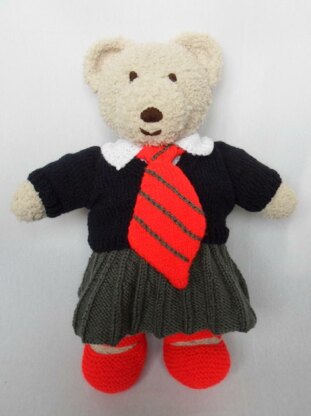 Cuddle and Snuggle Teddy Bear Clothes - School Uniform