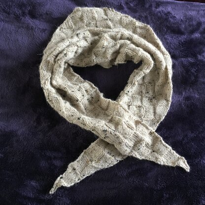 Squared shawl