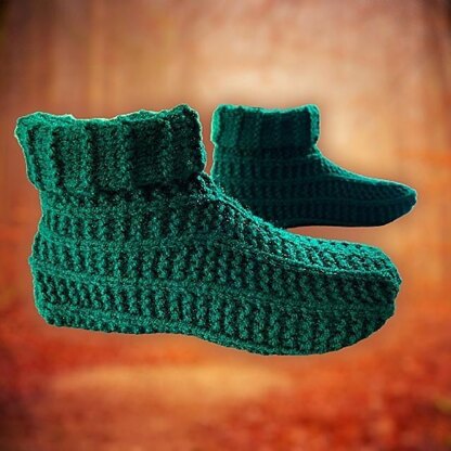 Long Cuffed Slippers