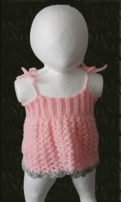 Häkelanleitung für ein Baby Top -abwandelbar in jede Größe
