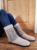 Cable Crochet Slipper Boots