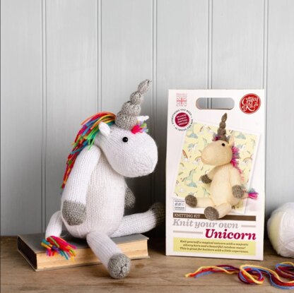 Crafty Kit Co Knit Your Own Unicorn Kit