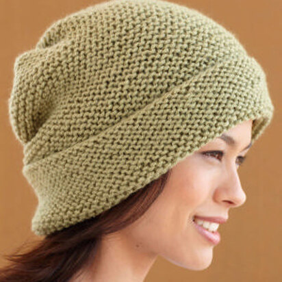 Fern Green Hat in Lion Brand Vanna's Choice - L0457
