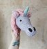 Unicorn Faux Taxidermy Head