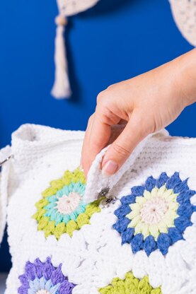 Granny Square Crochet Bag "Summer Vibes"