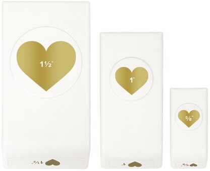 We R Memory Keepers Layering Punches 3/Pkg - Hearts