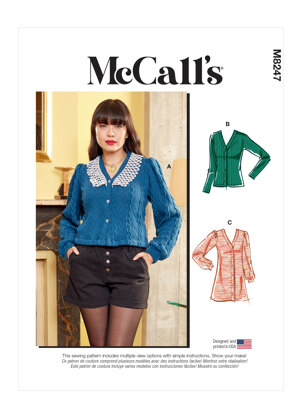 McCall's Misses' Cardigan M8247 - Paper Pattern, Size XS-S-M-L-XL-XXL