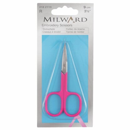 Milward Scissors: Embroidery: 10cm: Neon Pink - 10 cm