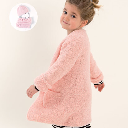 Coat, Hat and Loop in Rico Baby Teddy Aran - 456 - Downloadable PDF