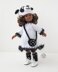 Panda outfit for 13" doll