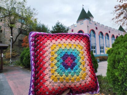 Summer Fun Granny Cushion