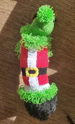 Grinch Inspired Dog Sweater