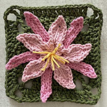 Grewia Flower Granny Square