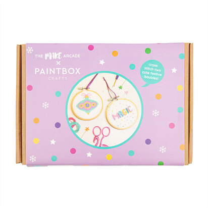The Make Arcade x Paintbox Crafts Christmas Magic Cross Stitch Kit