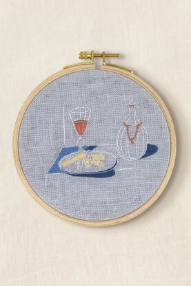 DMC Inspired by the Wafer Dessert, Lubin Baugin, Le Louvre, Intermediate Embroidery Kit
