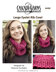 Large Eyelet Rib Cowl in Cascade Yarns Venezia Worsted - W490 - Downloadable PDF