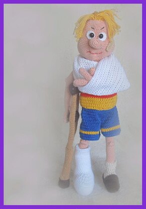 Unlucky Wretch  Hannes amigurumi doll