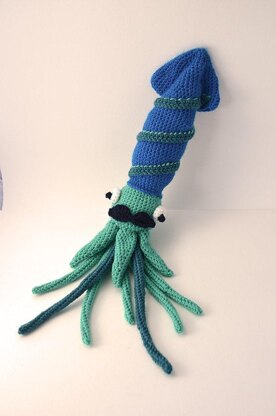 Squid Crochet Pattern, Squid Amigurumi