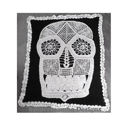 Skull Applique Afghan