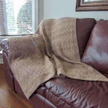 Diagonal Weave Throw Blanket