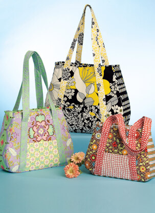 McCall's Tote Bag In 3 Sizes M5822 - Paper Pattern Size One Size Only