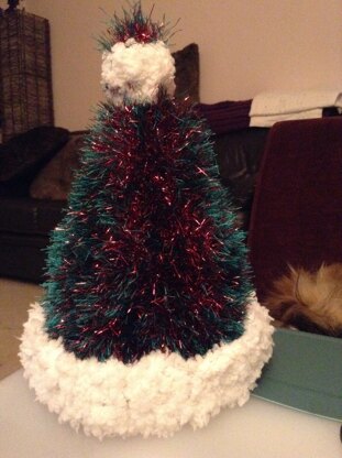 Childs Christmas tree hat