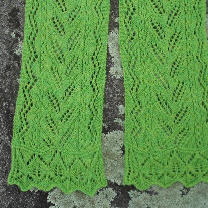 Lacy Forest Fern Scarf