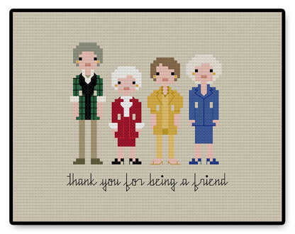 Golden Girls - PDF Cross Stitch Pattern