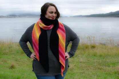 Diagonal Sunset Wrap