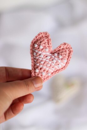 Embroidered heart