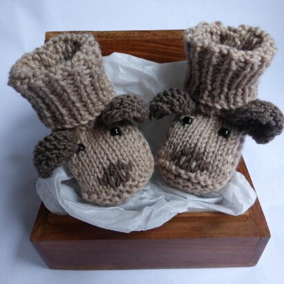 Puppy Dog Baby Booties