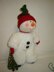 Toy knaitting patterns christmas - Knit a Snowman with Christmas tree 13 inc