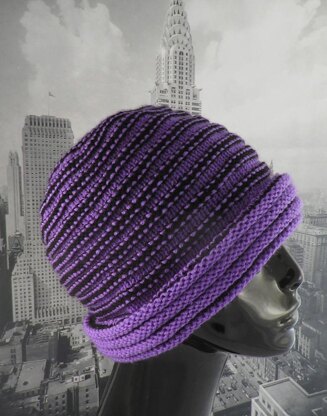 Reversible Double Cuff Beanie Hat
