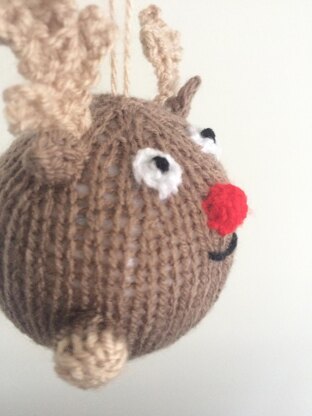 Reindeer Christmas Bauble